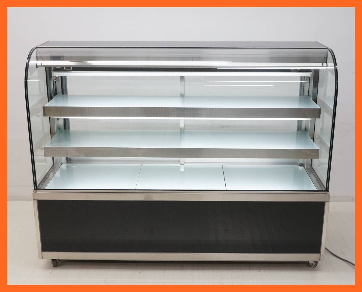 東ハ:【ダイワ/大和冷機】業(yè)務用 小型対面ショーケース KN501B3 幅150㎝ 100V 后引戸 自然対流 対面販売 冷蔵ショーケース ★直接引取★