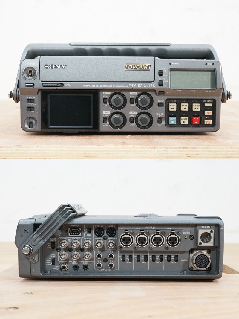 前ダ：【SONY/ソニー】DVCAMレコーダー デジタル ビデオ カセット レコーダー DSR-50 ポータブルVTR ★送料無(wú)料★