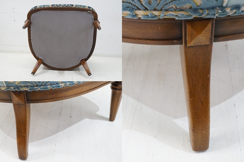 前ダ:アメリカ家具ブランド【DREXEL HERITAGE/ドレクセルヘリテイジ】アップホルスタリー アームチェア 1Pソファ 1人掛け椅子 リビング家具_画像9