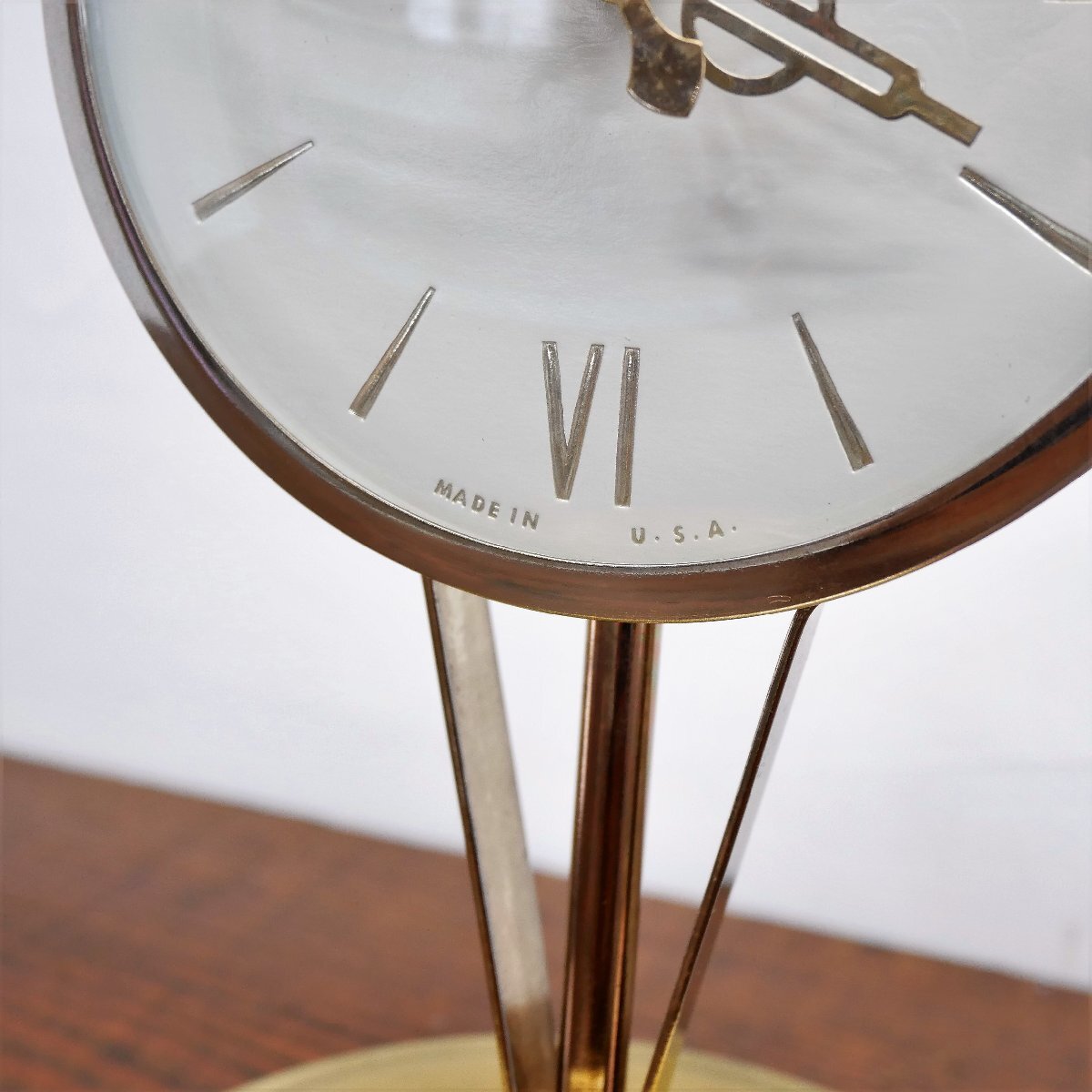 アメリカ ヴィンテージ United 正義の天秤 時(shí)計(jì) / MODEL NO.207 置時(shí)計(jì) イーグルモチーフ付き #502-190-821