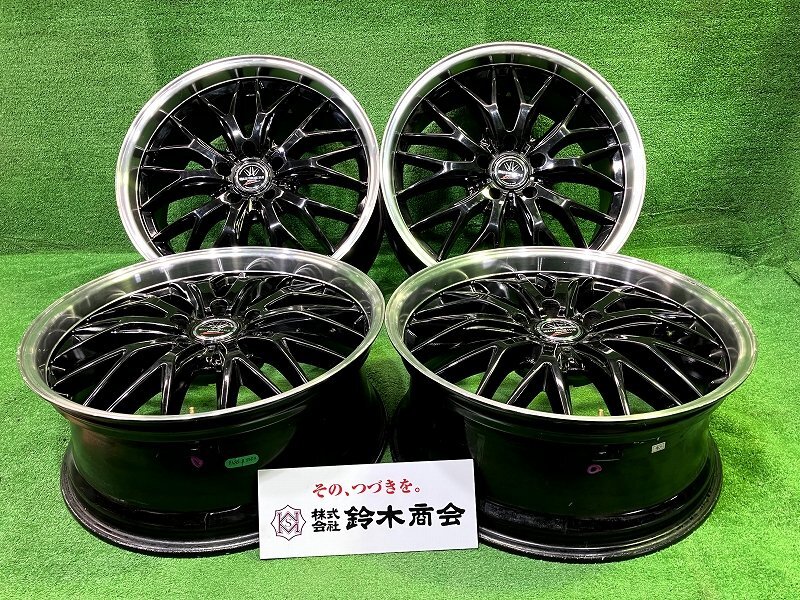 中古 20インチ 20×8.5J 5穴 ロクサーニ 社外 アルミホイール 4本 中古 20インチ 20×8.5J 5穴 ロクサーニ 社外 アルミホイール 4本