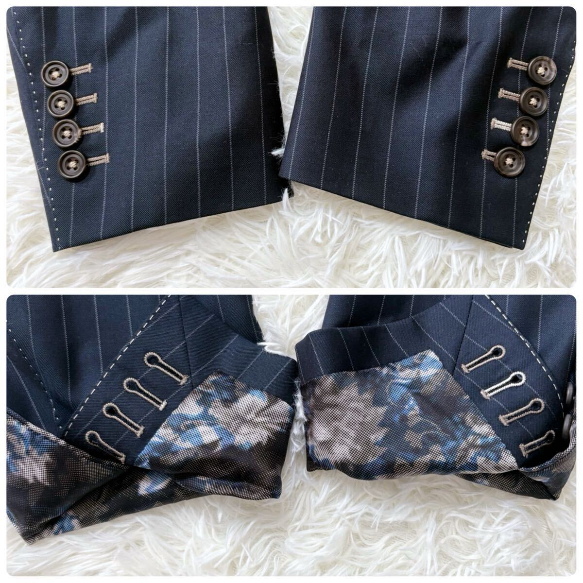 唯一無二】Paul Smith ポールスミス 総裏 花柄 Zegna ゼニア 唯一無二】Paul Smith ポールスミス 総裏 花柄 Zegna ゼニア