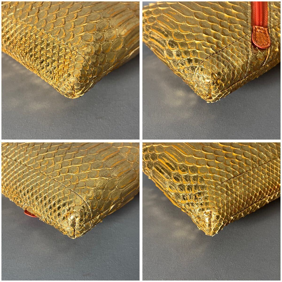☆1円スタート☆ ダイヤモンドパイソン ヘビ革 蛇革 サコッシュ ☆1円スタート☆ ダイヤモンドパイソン ヘビ革 蛇革 サコッシュ
