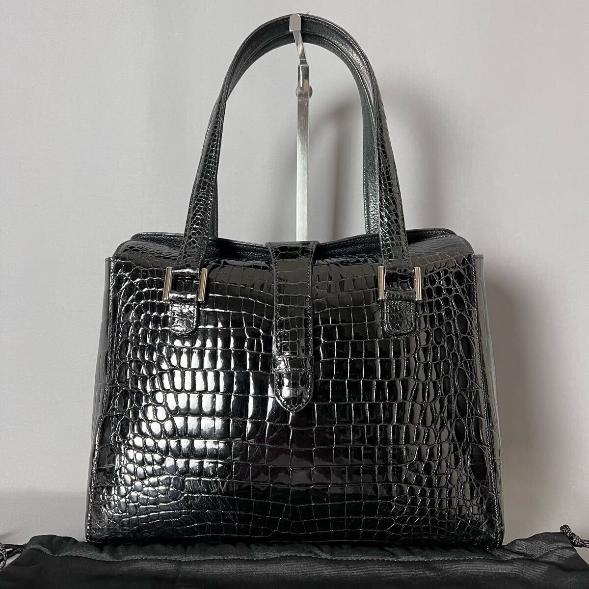 ☆1円スタート☆ シャイニー クロコダイル crocodile ワニ革 鰐 ☆1円スタート☆ シャイニー クロコダイル crocodile ワニ革 鰐