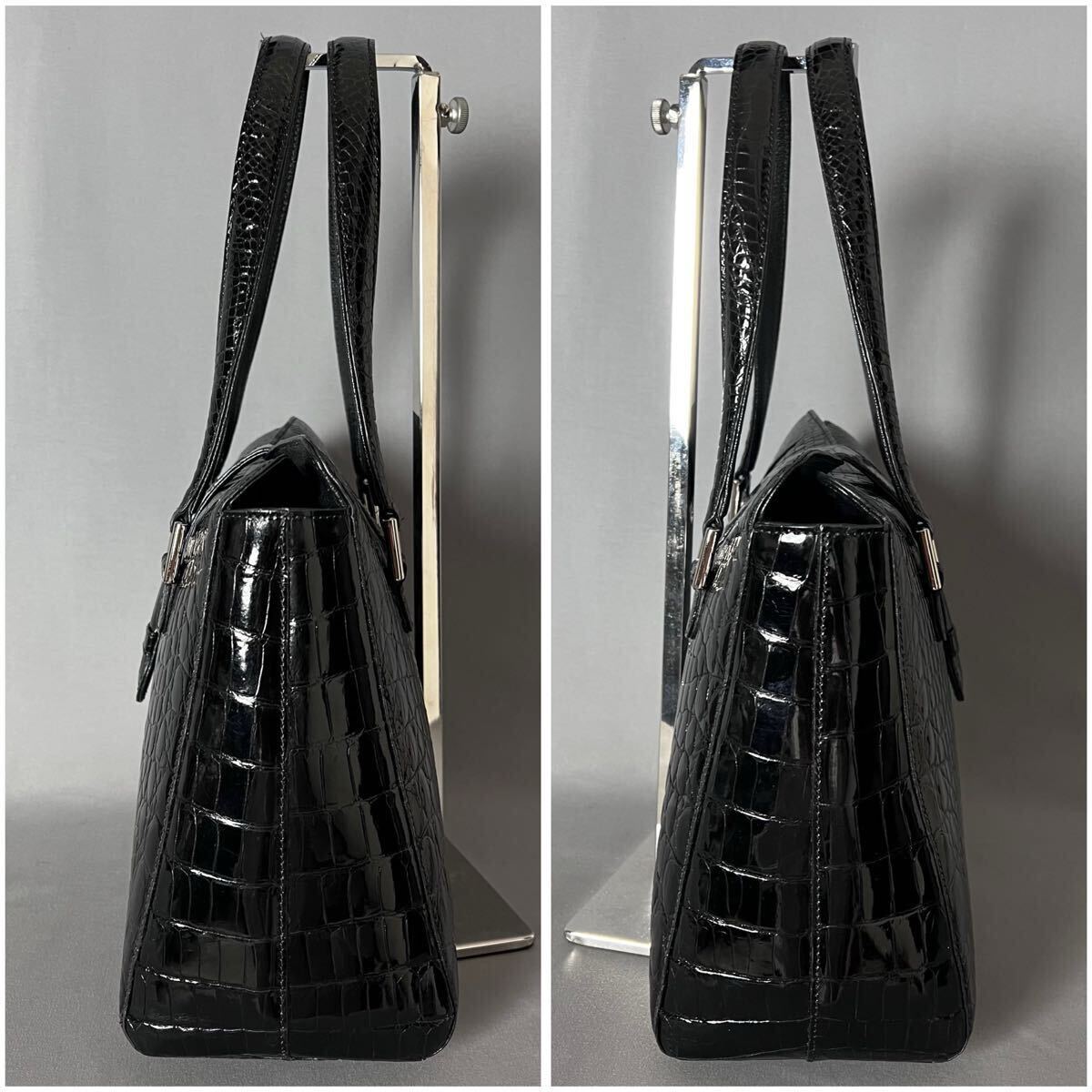 ☆1円スタート☆ シャイニー クロコダイル crocodile ワニ革 鰐 ☆1円スタート☆ シャイニー クロコダイル crocodile ワニ革 鰐