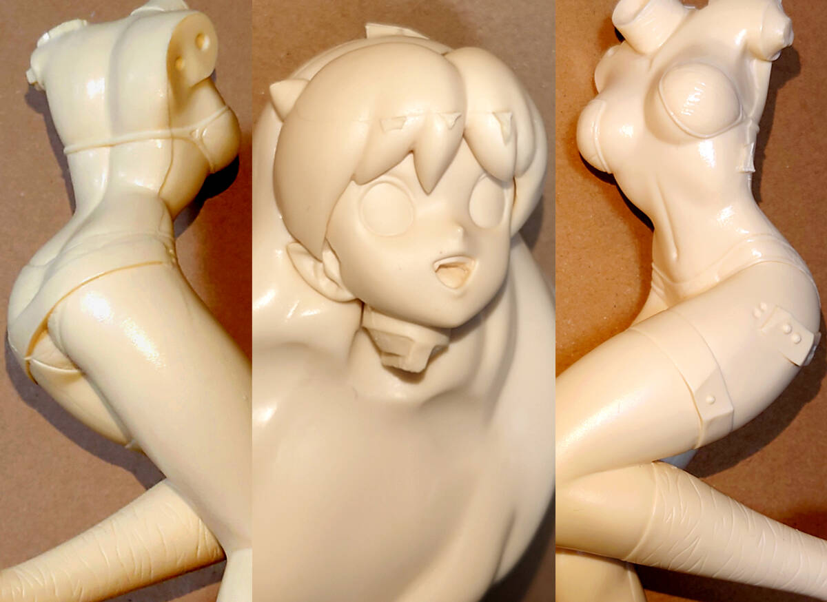 1/6 ラム　ロック・ザ・プラネット仕様　湊川あまは 原型 　うる星やつら　高橋留美子　ワンフェス　ガレージキット　ガレキ 　レジン_画像7