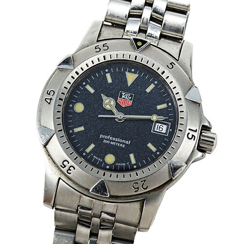 1円〜 タグホイヤー TAG HEUER プロフェッショナル200 WD1211-K 1円〜 タグホイヤー TAG HEUER プロフェッショナル200 WD1211-K