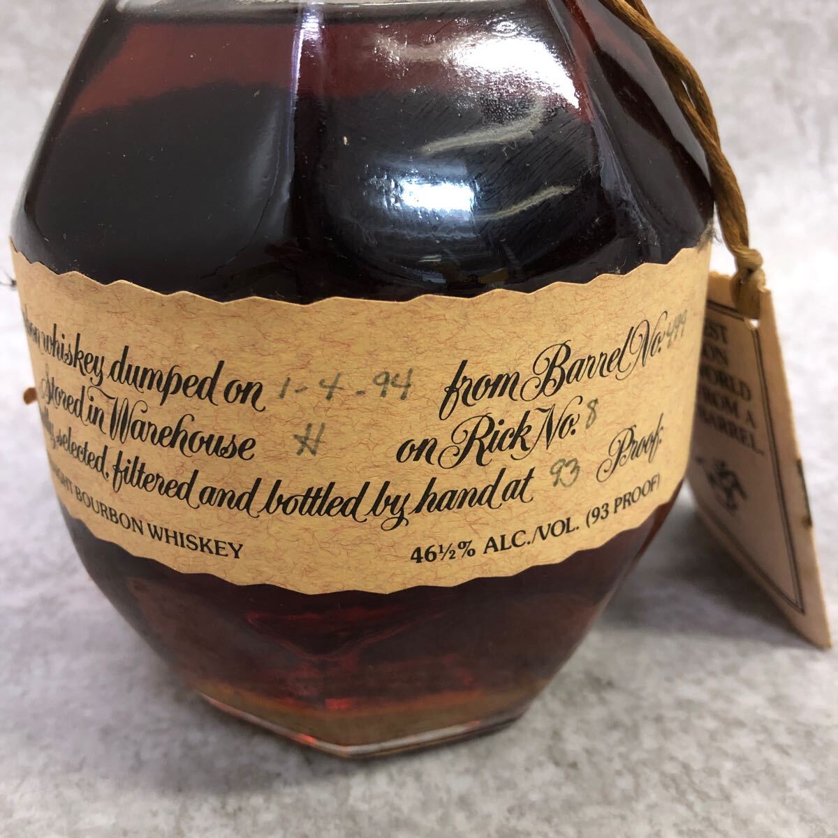 e450ae40】未開栓 Blanton's ブラントン シングルバレル 1994 e450ae40】未開栓 Blanton's ブラントン シングルバレル 1994