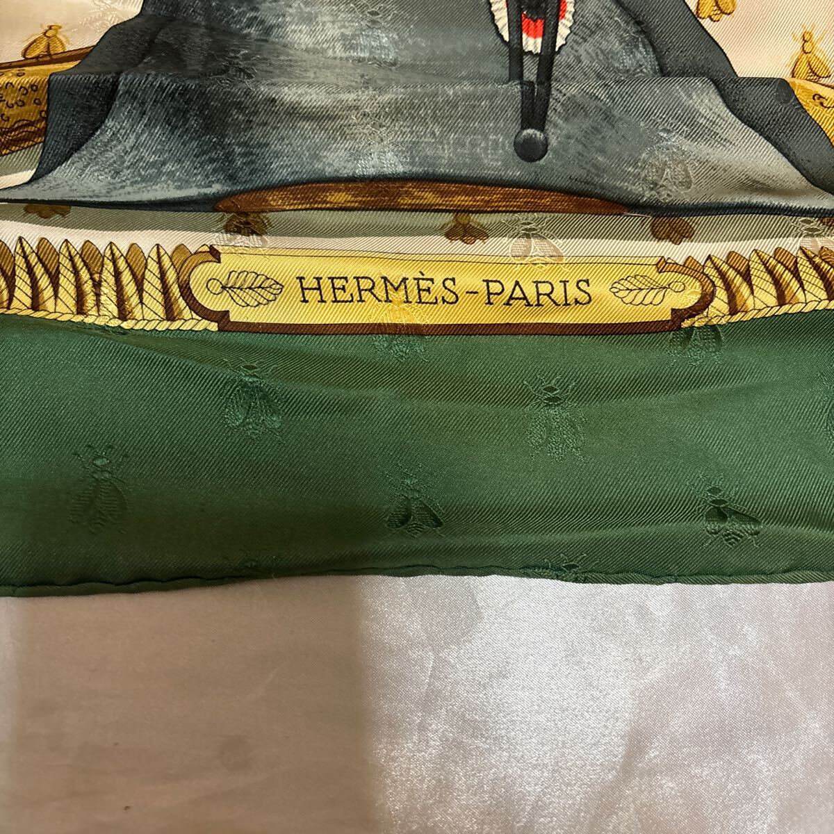 HERMES エルメスNAPOLEON シルク 大判スカーフ(女性用)|売買 HERMES エルメスNAPOLEON シルク 大判スカーフ(女性用)|売買