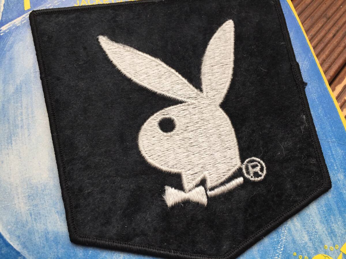 特大【70's PLAYBOY ポケット ワッペン】ビンテージ 特大【70's PLAYBOY ポケット ワッペン】ビンテージ