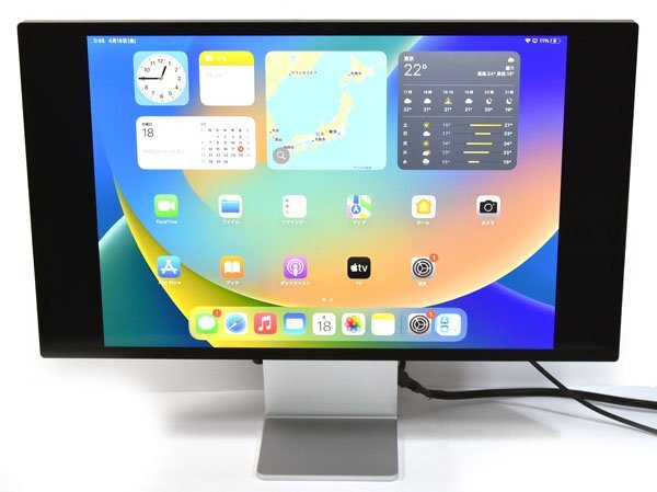 ☆極美品!Apple アップル Studio Display 標準ガラス 傾きを ☆極美品!Apple アップル Studio Display 標準ガラス 傾きを