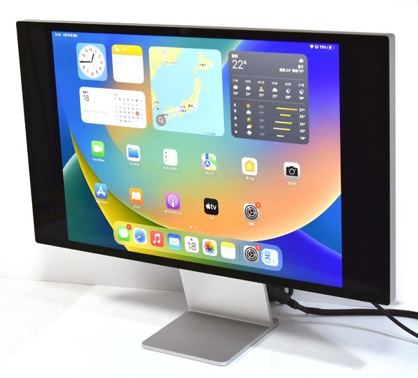 ☆極美品!Apple アップル Studio Display 標準ガラス 傾きを ☆極美品!Apple アップル Studio Display 標準ガラス 傾きを