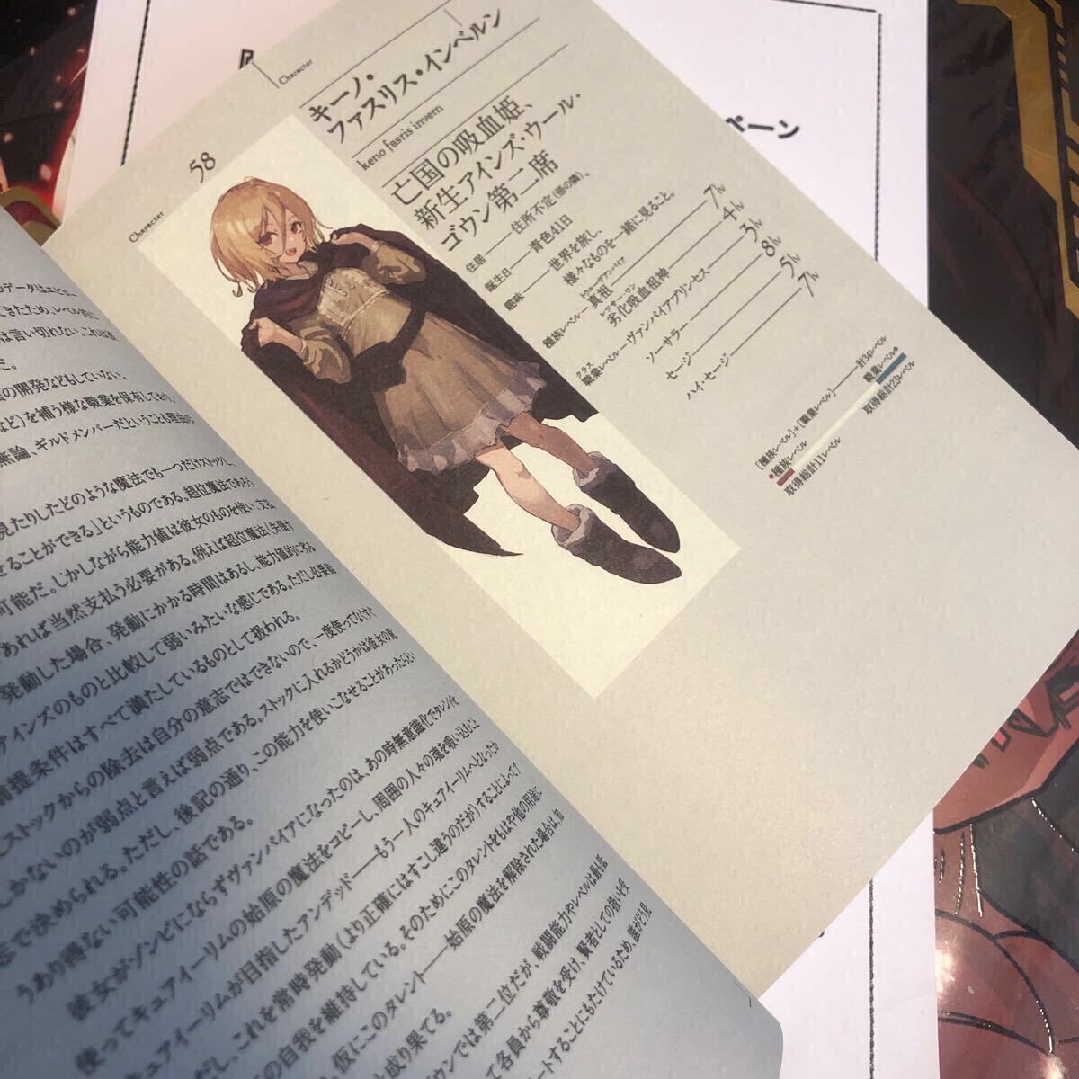 非売品 亡国の吸血姫 丸山くがね オーバーロードIII 特典小説 非売品 亡国の吸血姫 丸山くがね オーバーロードIII 特典小説