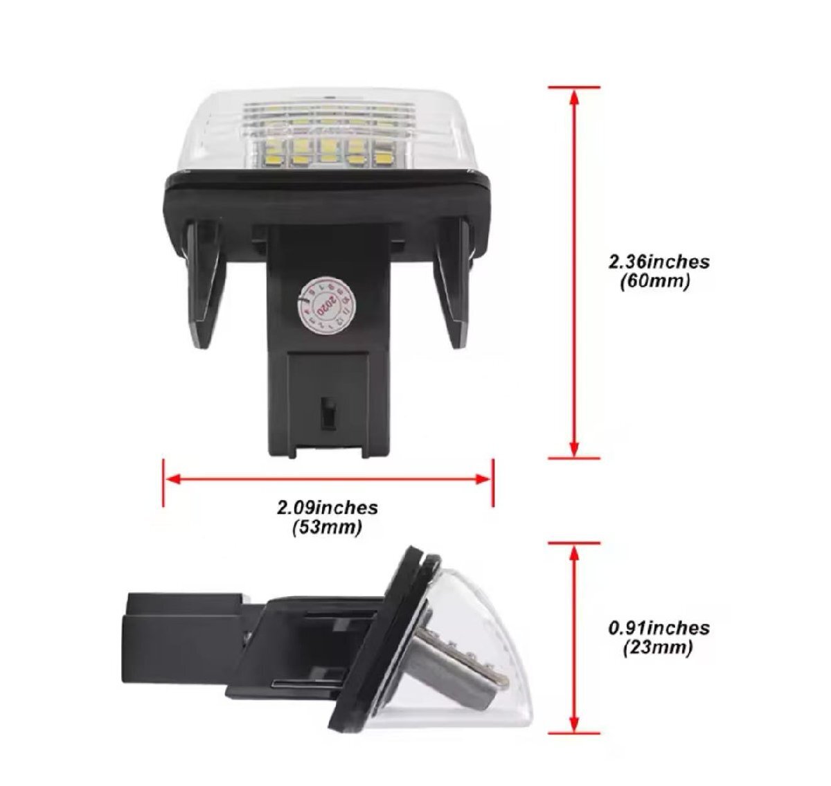 激白光! 交換式 ! LED ナンバー燈 ライセンスランプ プジョー 406 P406 ブレーク 2.0 V6 グリフ レザーパッケージ ワゴン
