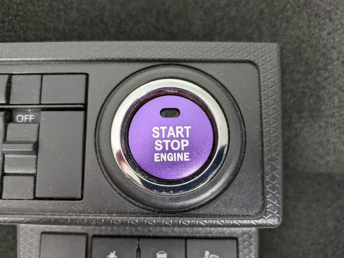 デザイン性UP? エンジン スタート スイッチ カバー 紫 アトレー S700V S710V S700W S700W X RS デッキバン