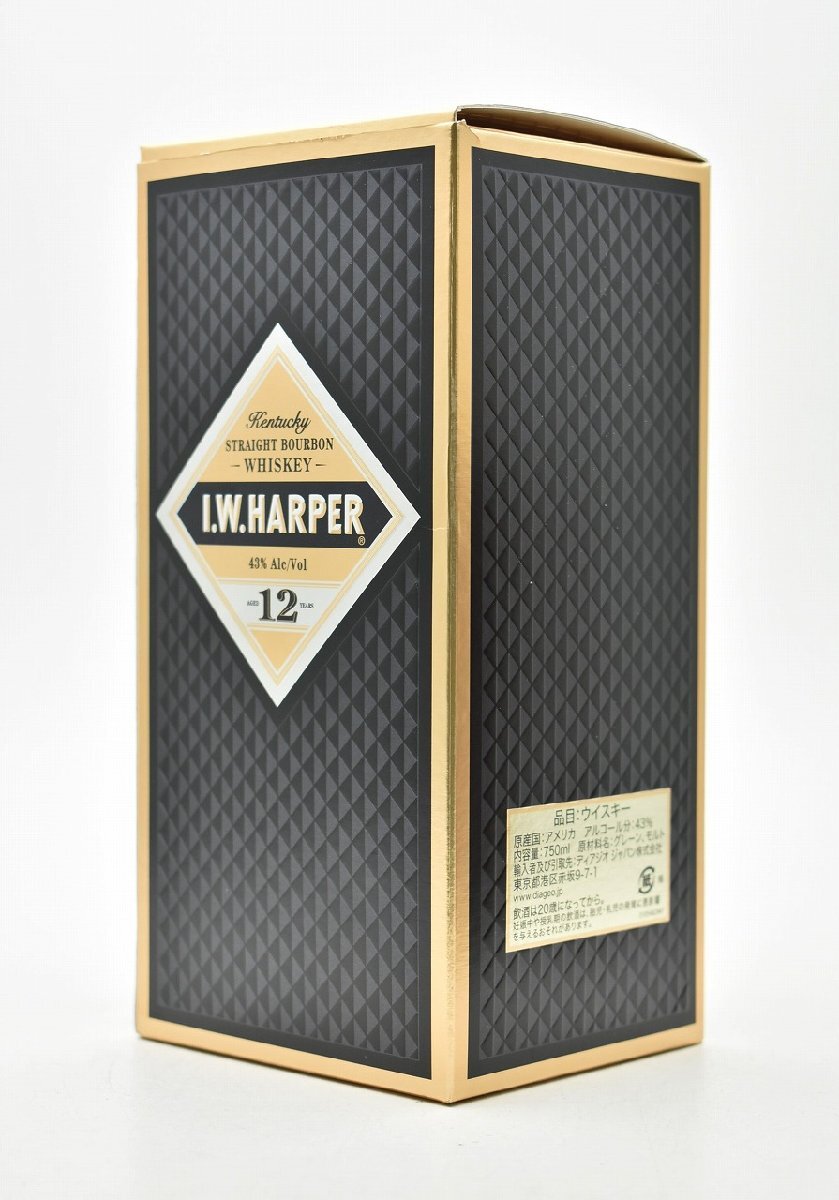 竜酒3275◇未開栓 I.W.HARPER IWハーパー 12年 750ml 43度 竜酒3275◇未開栓 I.W.HARPER IWハーパー 12年 750ml 43度