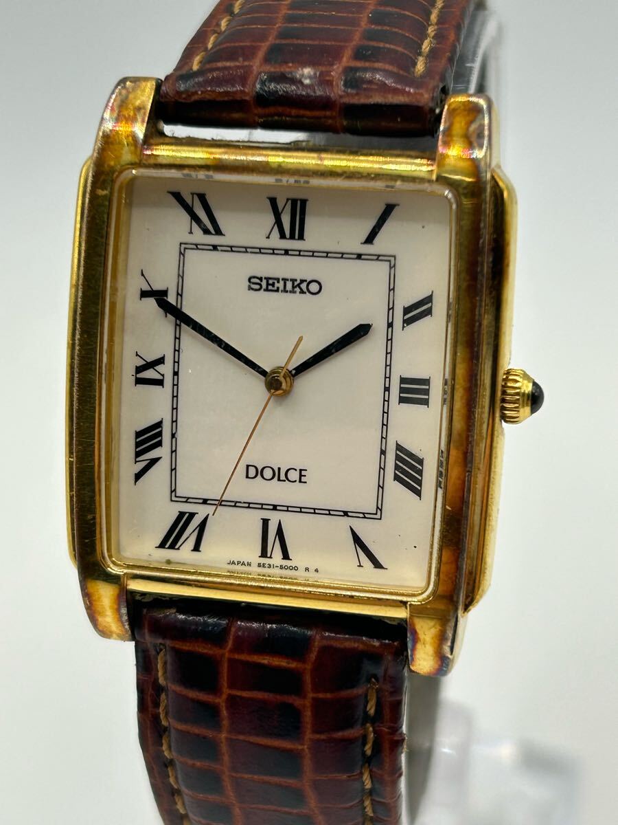 1円スタート 腕時計 SEIKO セイコー DOLCE ドルチェ 5E31-5000 1円スタート 腕時計 SEIKO セイコー DOLCE ドルチェ 5E31-5000