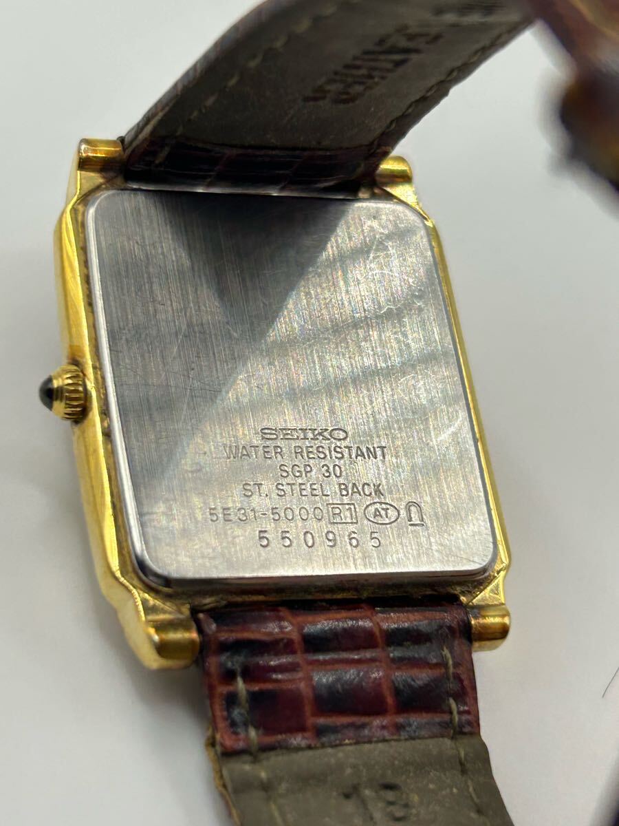 1円スタート 腕時計 SEIKO セイコー DOLCE ドルチェ 5E31-5000 1円スタート 腕時計 SEIKO セイコー DOLCE ドルチェ 5E31-5000