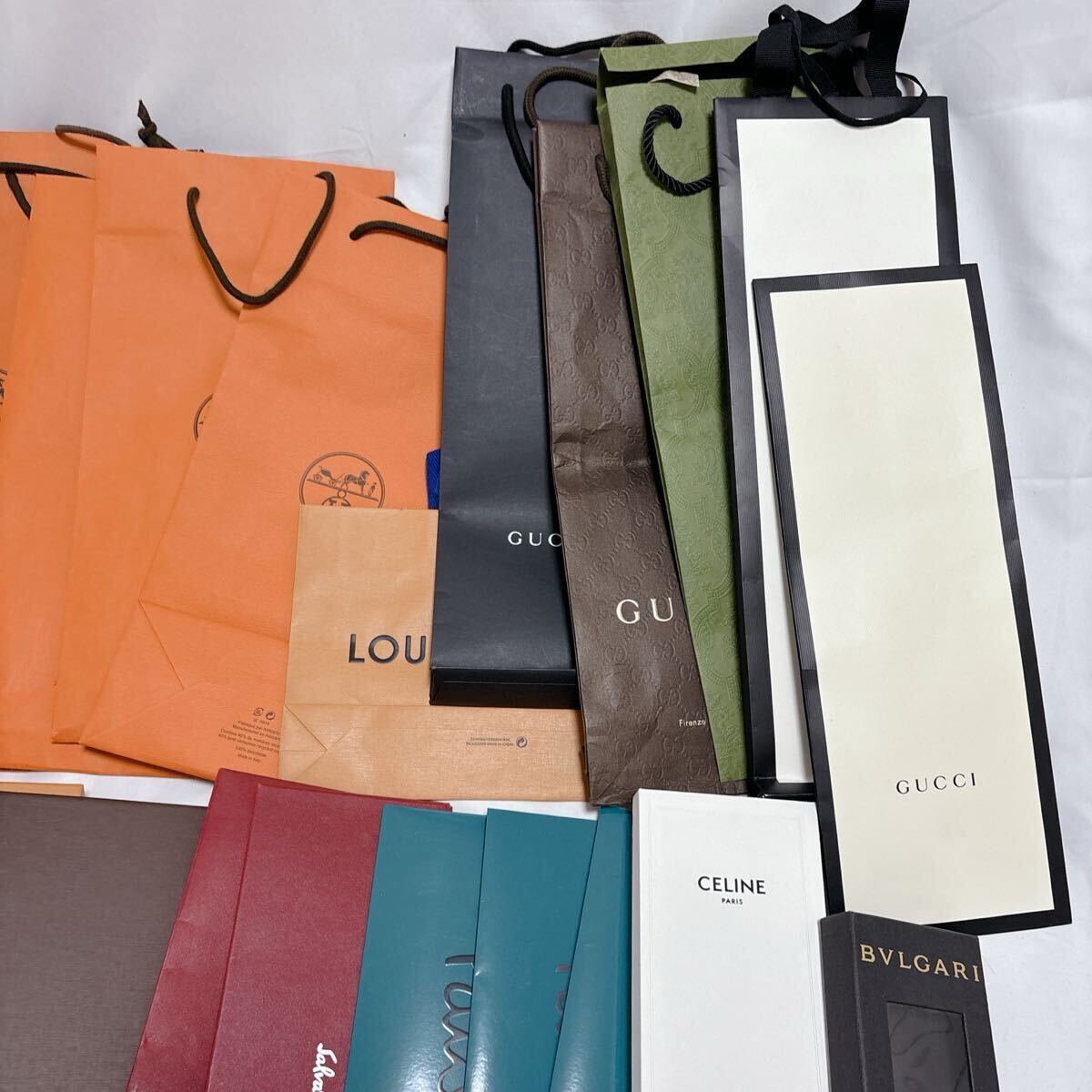 ショッパー 紙袋 ブランド LOUIS VUITTON GUCCI エルメス 箱 ショッパー 紙袋 ブランド LOUIS VUITTON GUCCI エルメス 箱