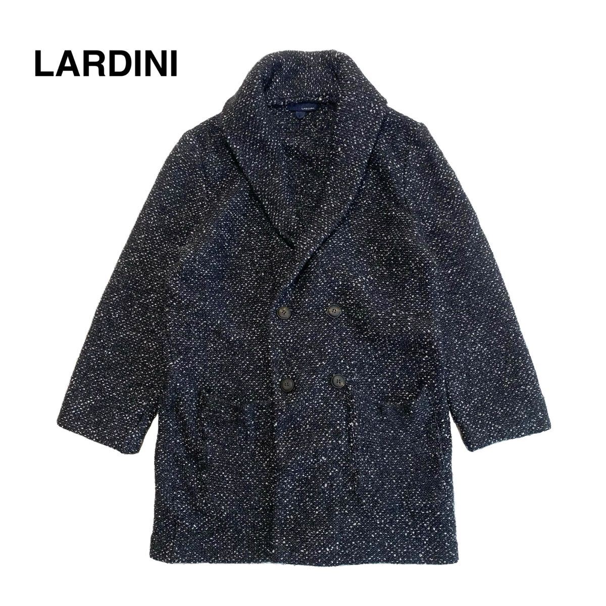 良品 LARDINI ラルディーニ ショールカラー ニット ダブル 良品 LARDINI ラルディーニ ショールカラー ニット ダブル