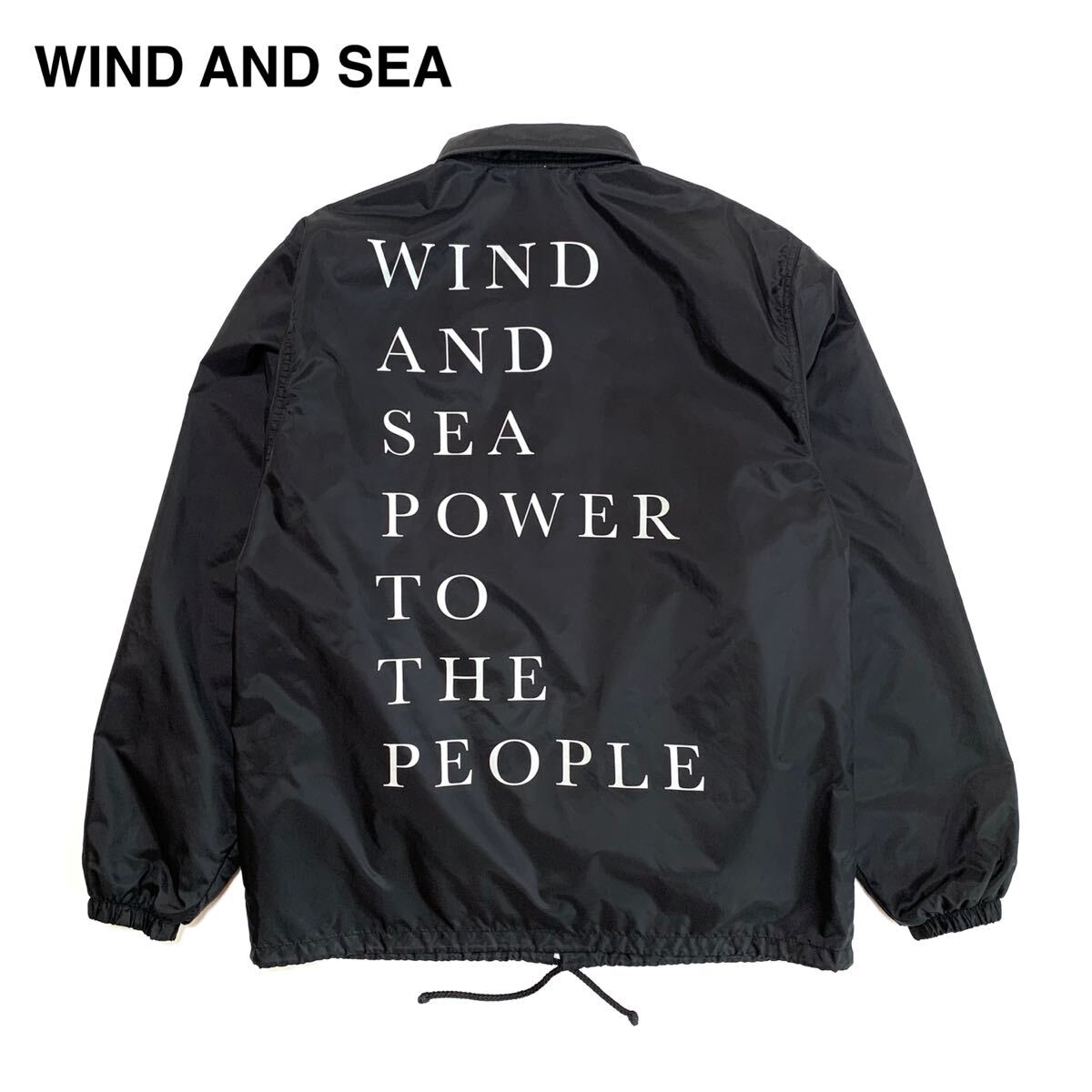 良品 WIND AND SEA ウィンダンシー 初期 バックプリント 良品 WIND AND SEA ウィンダンシー 初期 バックプリント