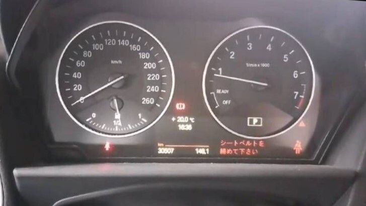BMW 1シリーズ F20 ( 1A16 ) N13B16A 純正 スピードメーター 9325162 - 01 走行距離 30,507km