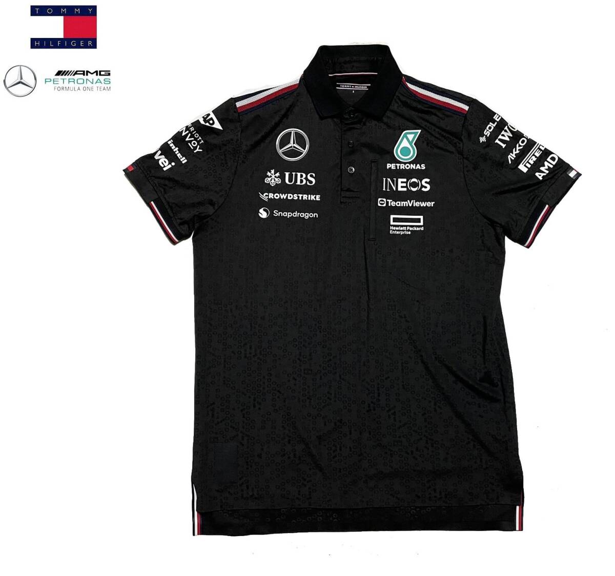 2024メルセデスAMGペトロナスF1チーム支給品 ポロシャツMサイズ 非売品 2024メルセデスAMGペトロナスF1チーム支給品 ポロシャツMサイズ