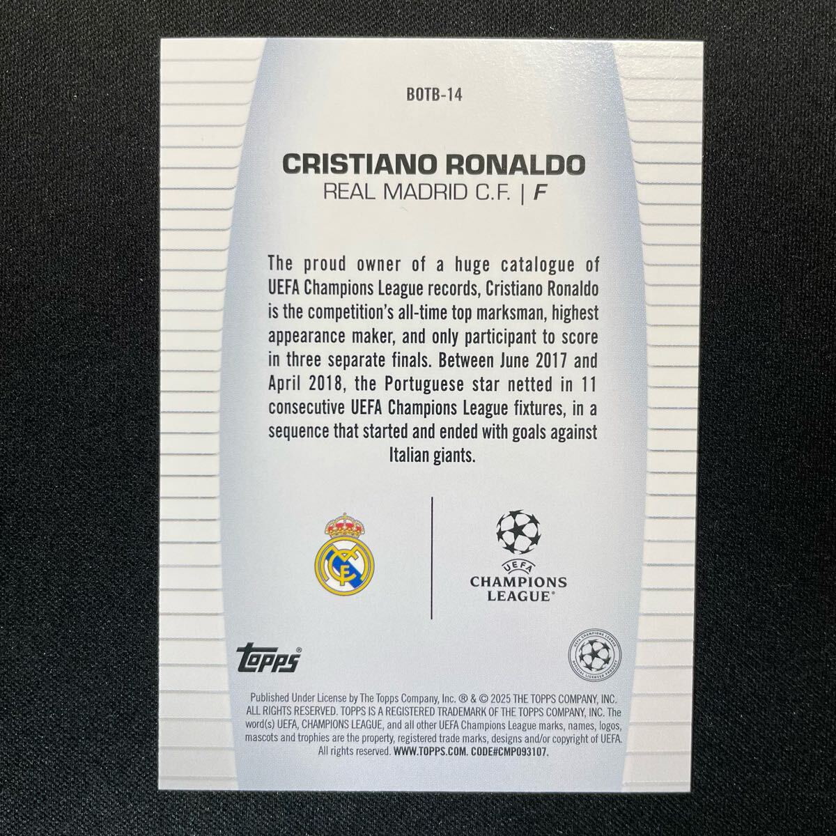 2024-25 Topps UEFA Club Competitions Best Of The Best 2024-25 Topps UEFA Club Competitions Best Of The Best