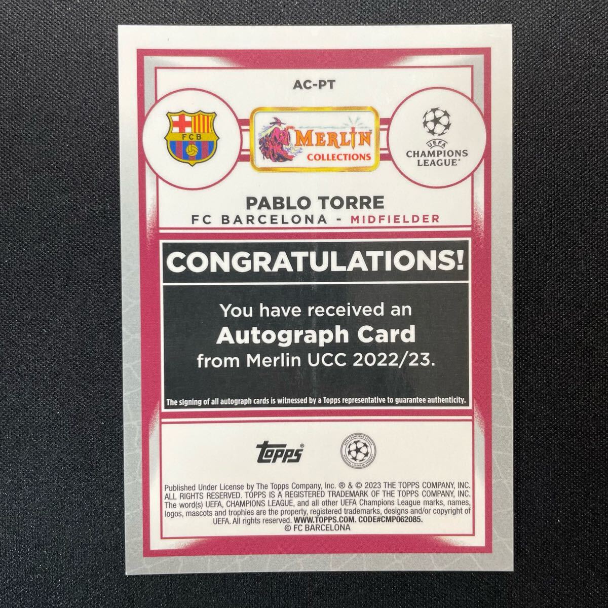 1/4 Pablo Torre / Txus Alba - DUAL AUTO* UAFE Club - 2022