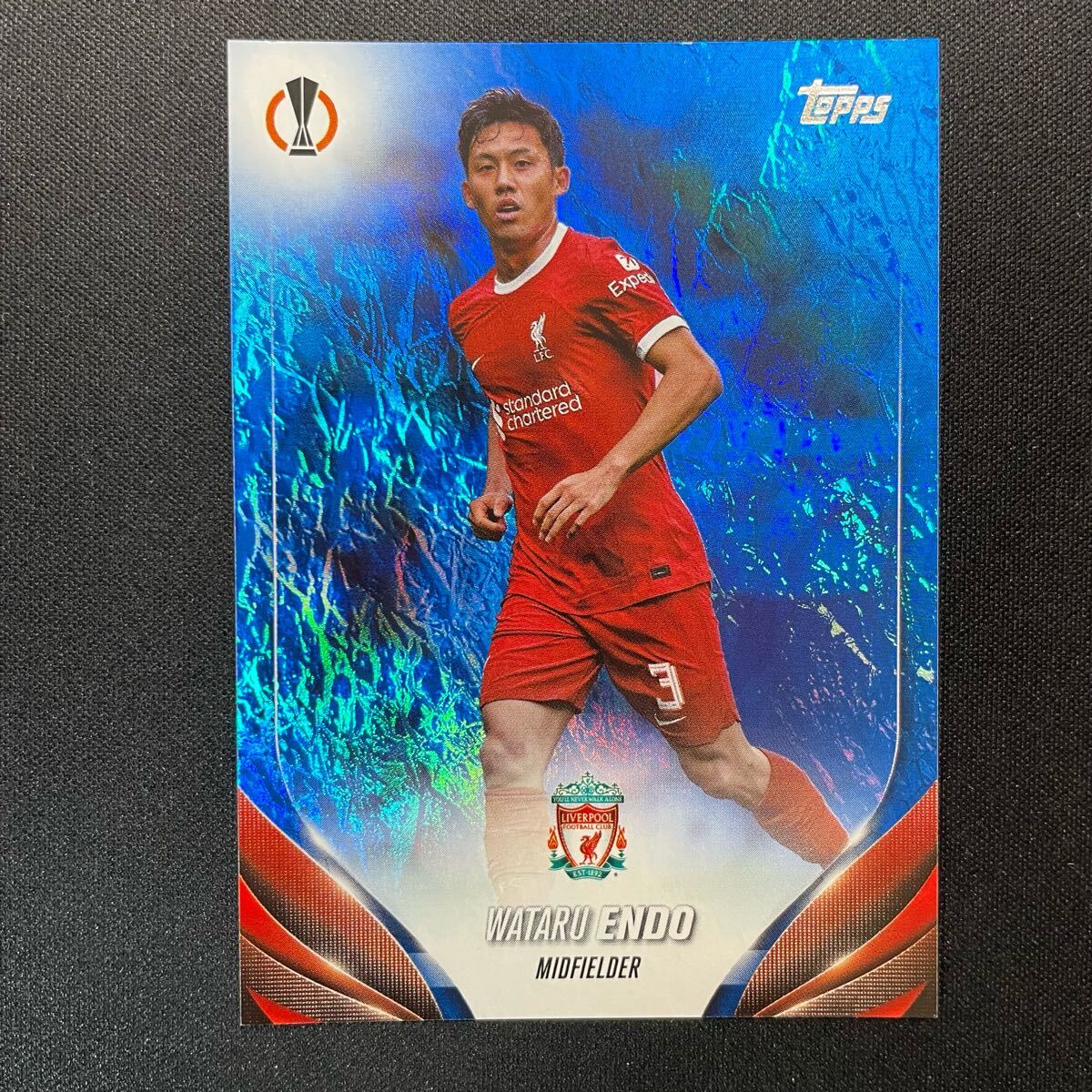 2023-24 Topps UEFA Jade Edition Wataru Endo Liverpool /175 2023-24 Topps UEFA Jade Edition Wataru Endo Liverpool /175