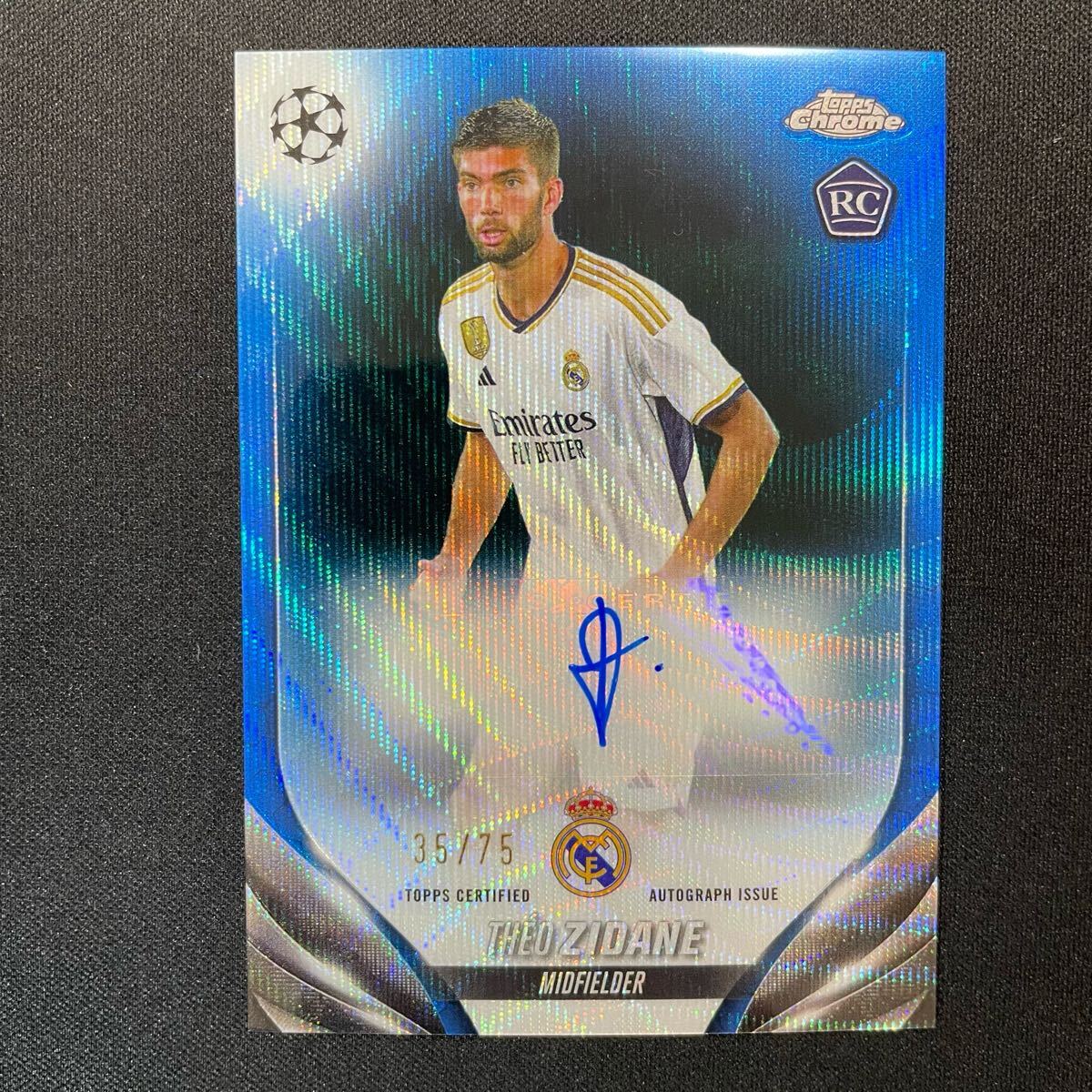 ジダン 直筆サイン 100枚限定 2022-23 topps Merlin
