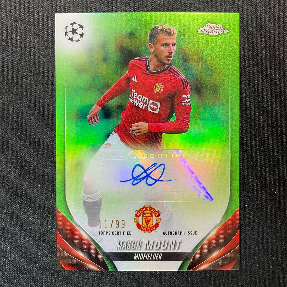 2023-24 Topps Chrome UEFA Mason Mount Auto Manchester United 2023-24 Topps Chrome UEFA Mason Mount Auto Manchester United