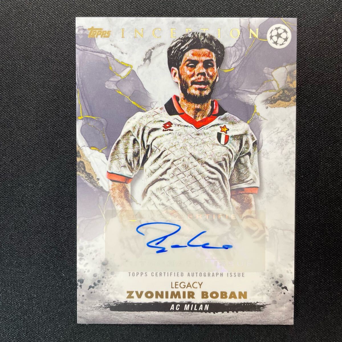 2022-23 Topps Inception UEFA Legacy Zvonimir Boban Auto AC