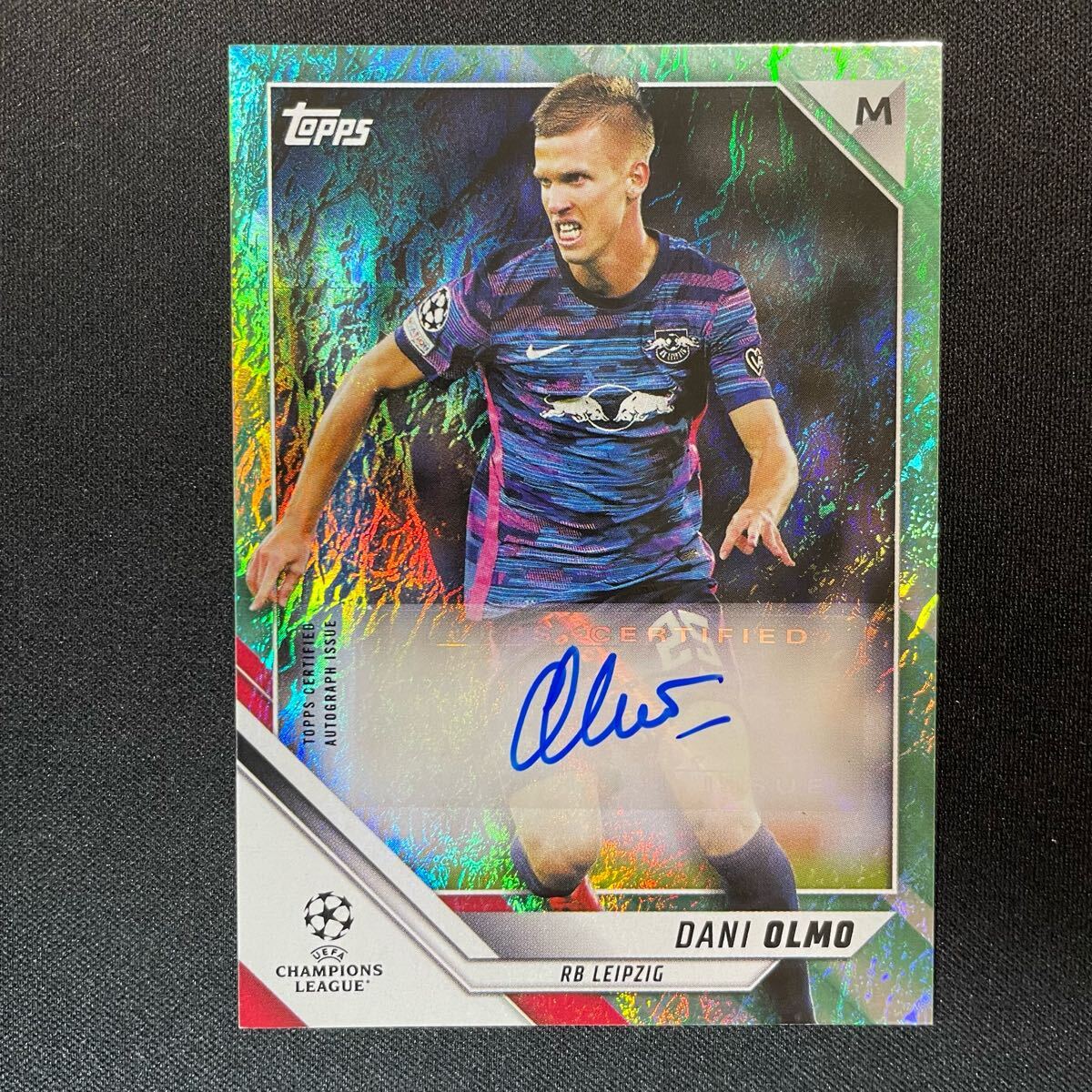 2021-22 Topps UEFA Club Competitions Dani Olmo Auto RB