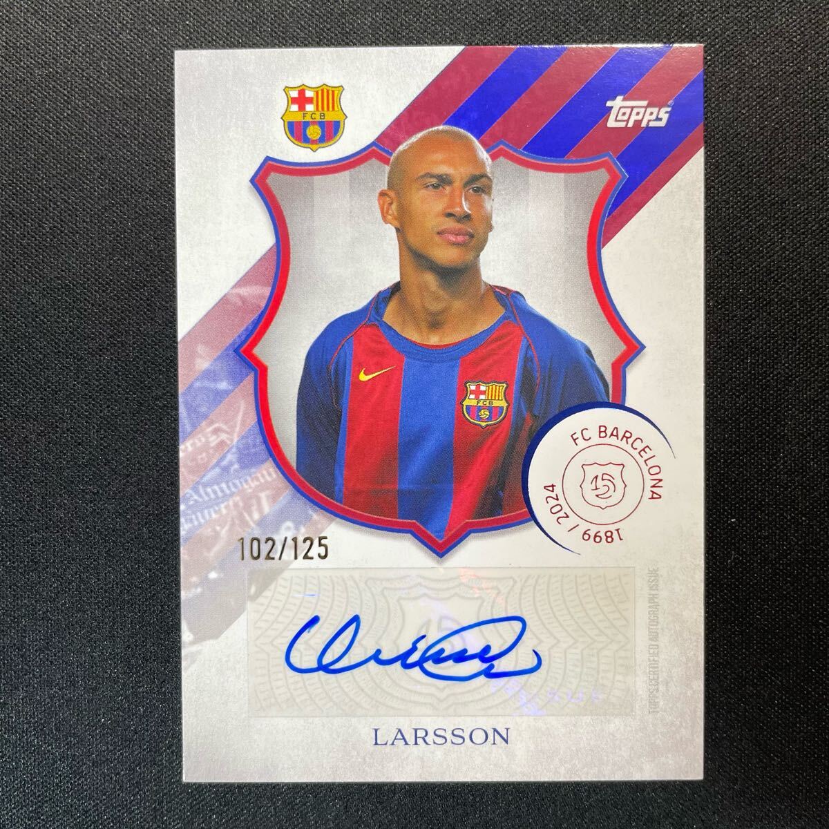 2024-25 Topps Barcelona 125 Years Team Set Henrik Larsson 2024-25 Topps Barcelona 125 Years Team Set Henrik Larsson