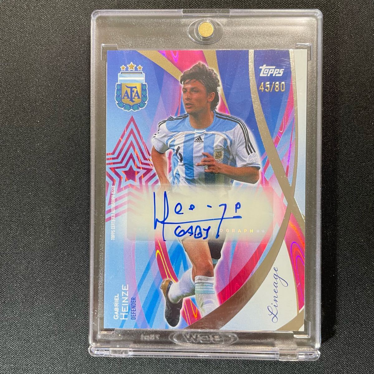 2024 Topps Lineage Argentina Gabriel Heinze Auto /80 直筆