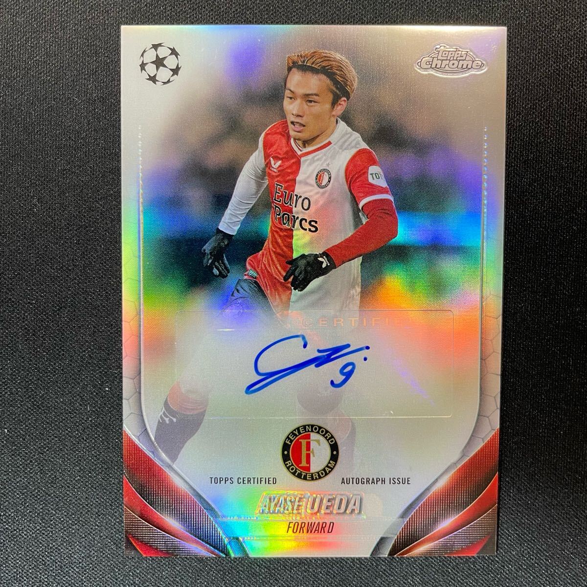 上田綺世 直筆サイン 2024 Topps Finest - メルカリ