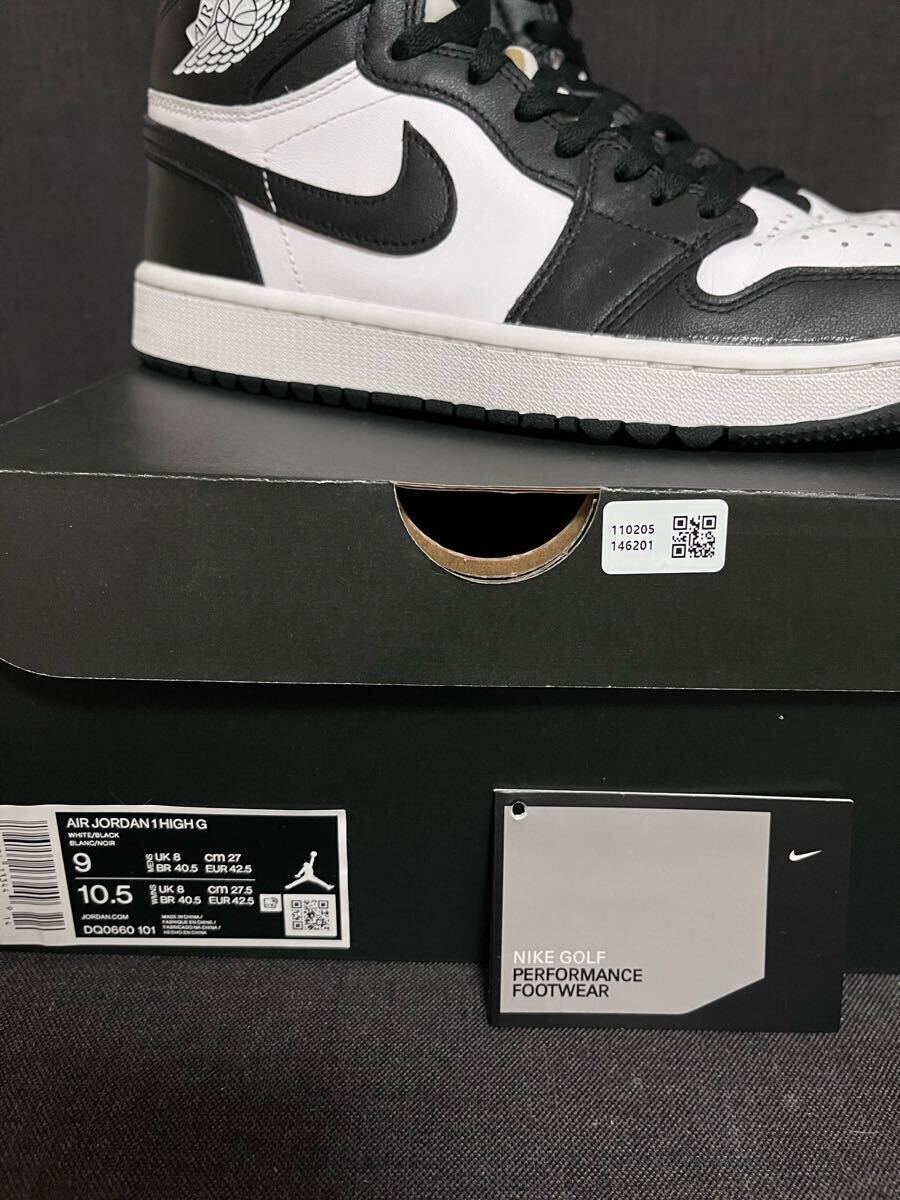 NIKE GOLF AIR JORDAN 1 HIGH G PANDA US9 27cm ナイキゴルフ NIKE GOLF AIR JORDAN 1 HIGH G PANDA US9 27cm ナイキゴルフ