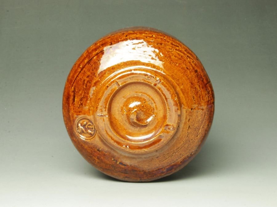 □個人コレクション出品□大樋長阿弥(中村長阿弥) 大樋茶碗 共箱 □個人コレクション出品□大樋長阿弥(中村長阿弥) 大樋茶碗 共箱