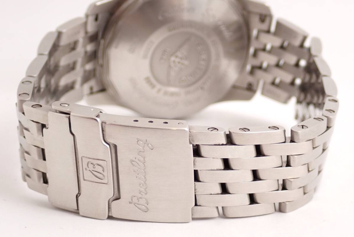 磨き済 美品 BREITLING(ブライトリング) ナビタイマー A23330 日本400本限定 SS AT 自動巻き オートマチック 箱付き リミテッド メンズ