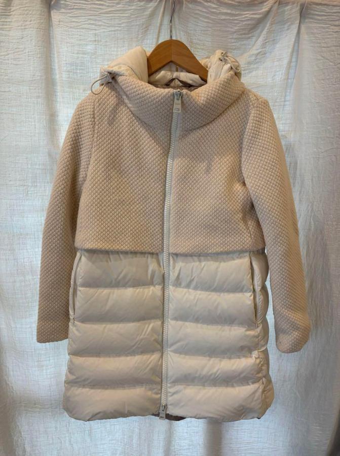 HERNO　ヘルノ　切り替え　ダウンコート?。矗哎单ぅ? bimg=