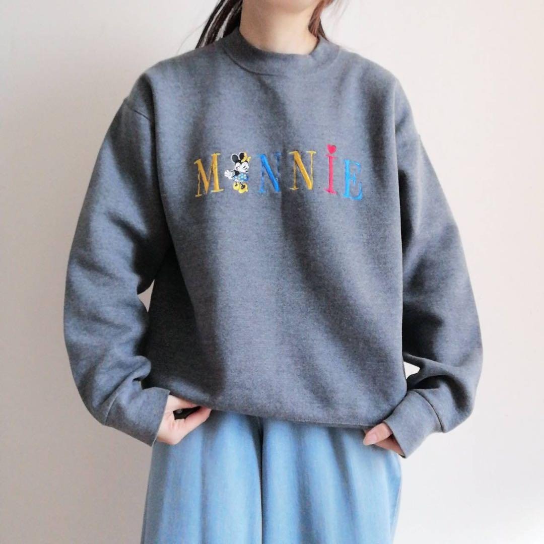 90年代 USA製 MICKEY&Co ヴィンテージ ディズニー ミニー 刺繍 90年代 USA製 MICKEY&Co ヴィンテージ ディズニー ミニー 刺繍