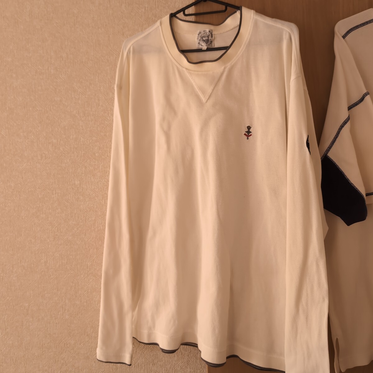 シナコバ　長袖Tシャツ 　ホワイト系　LL_画像1