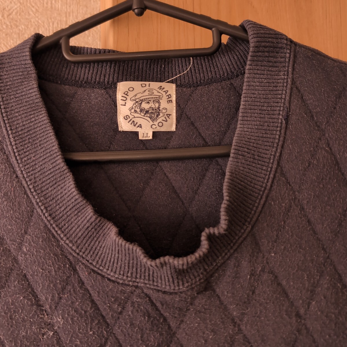 シナコバ 長袖トレーナー LL キルティング_画像2