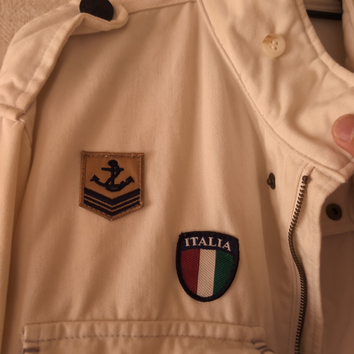 シナコバ ジャケット Lサイズ ベージュ系 ホワイト系_画像5