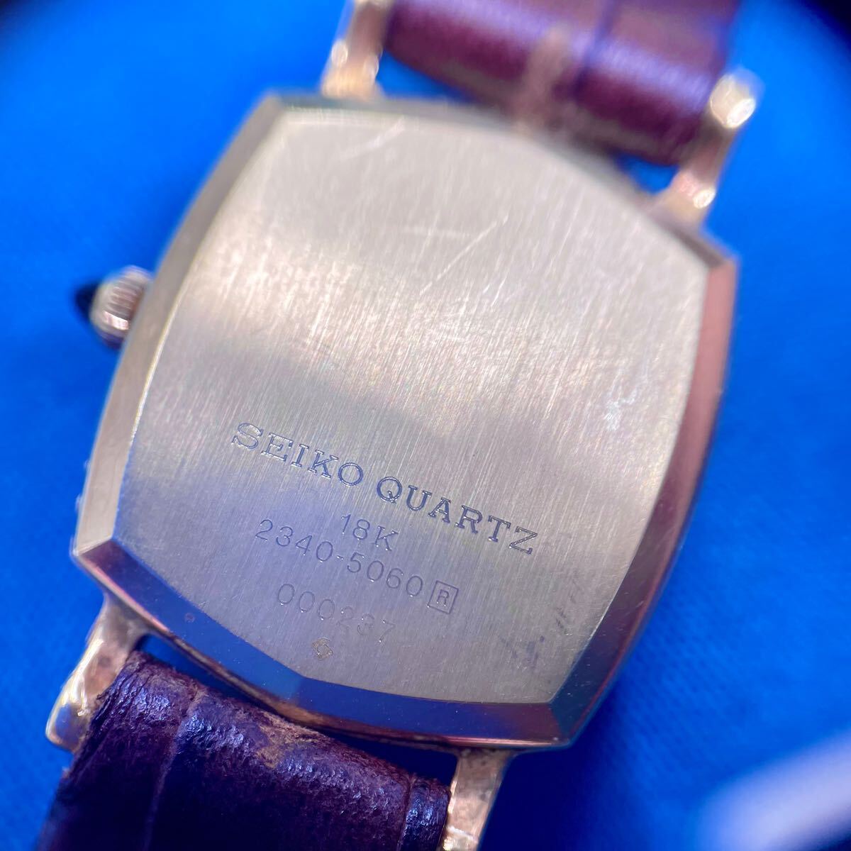 稼働美品】SEIKO CREDOR 18K Gold QZ 2340-5060 セイコー 稼働美品】SEIKO CREDOR 18K Gold QZ 2340-5060 セイコー