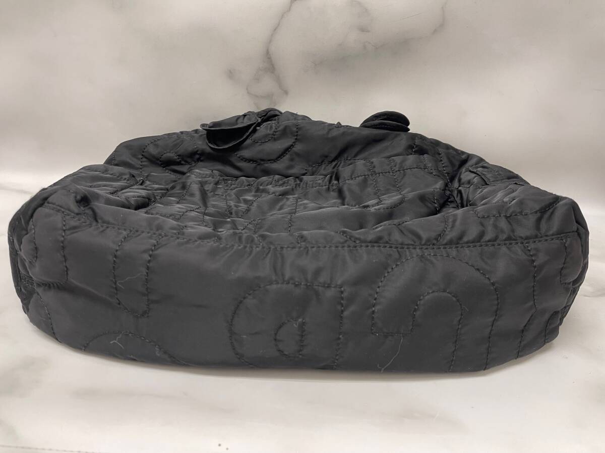 中古 MARC BY MARC JACOBS マークバイマークジェイコブス M3PE045 ブラック 2WAY トート ロゴキルティ ナイロン