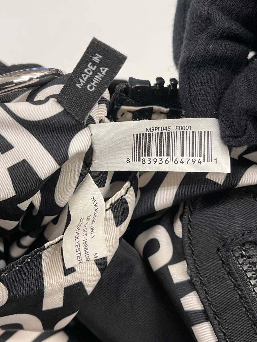 中古 MARC BY MARC JACOBS マークバイマークジェイコブス M3PE045 ブラック 2WAY トート ロゴキルティ ナイロン
