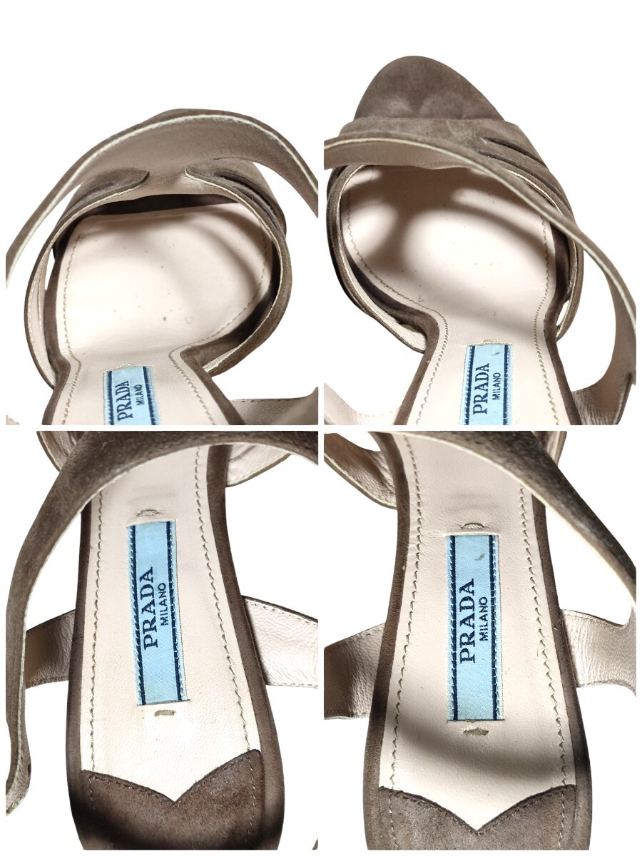 送料無料 PRADA プラダ スエード シューズ ヒール スウェード 送料無料 PRADA プラダ スエード シューズ ヒール スウェード