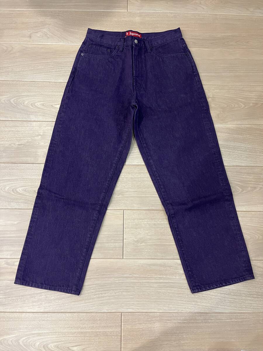 即決 新品 国内正規品 25SS Supreme Baggy Jean purple 30 即決 新品 国内正規品 25SS Supreme Baggy Jean purple 30